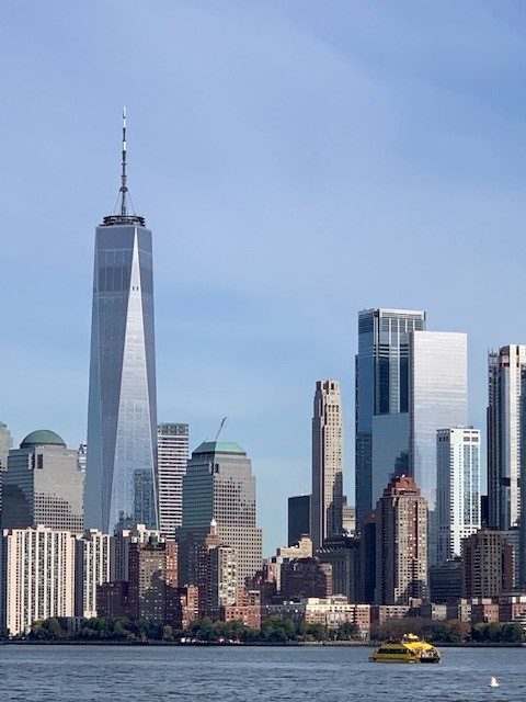 Ellis Island Wall of View of New York Harbor 110919